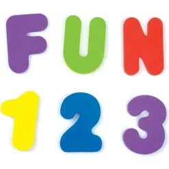 Munchkin Bath Toys*Learn Bath Letters & Numbers Primary, 36-Count