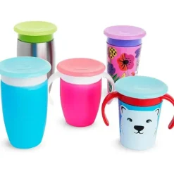 Munchkin Straw, Sippy & Training Cups|Dishes, Utensils & Food Containers*Miracle 360 Cup Lids, 4-Piece