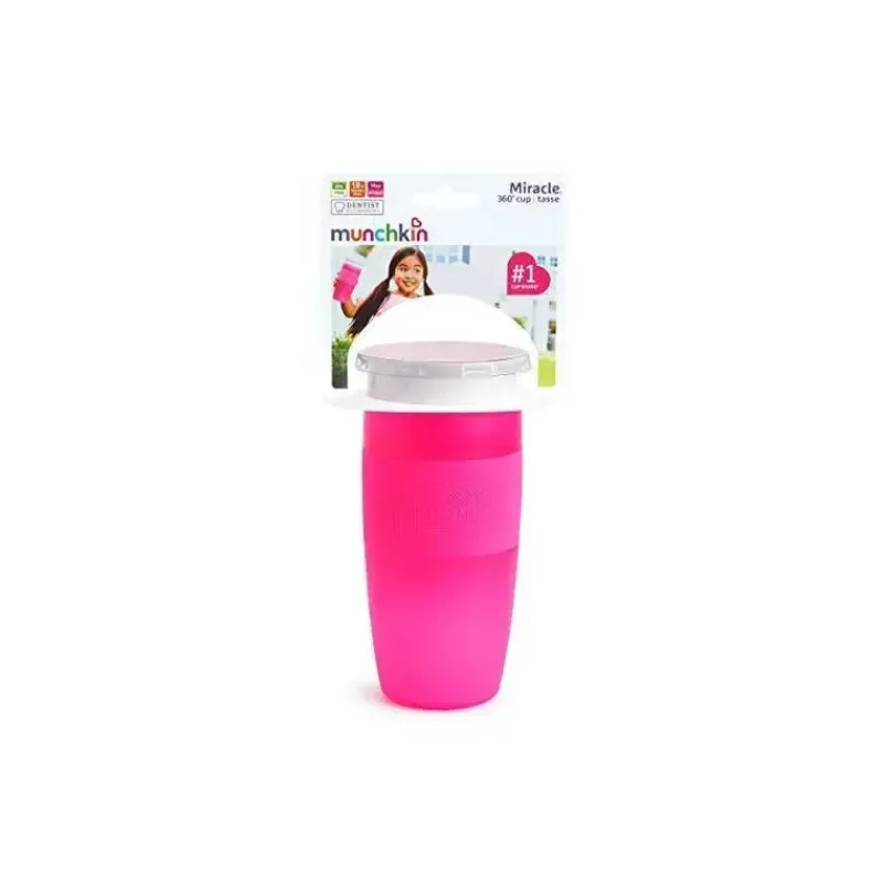 Munchkin Straw, Sippy & Training Cups|Dishes, Utensils & Food Containers*Miracle 360 Sippy Cup 14Oz - Pink