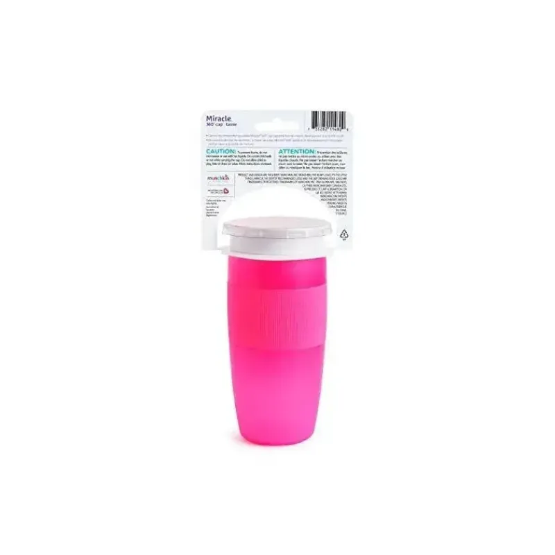 Munchkin Straw, Sippy & Training Cups|Dishes, Utensils & Food Containers*Miracle 360 Sippy Cup 14Oz - Pink