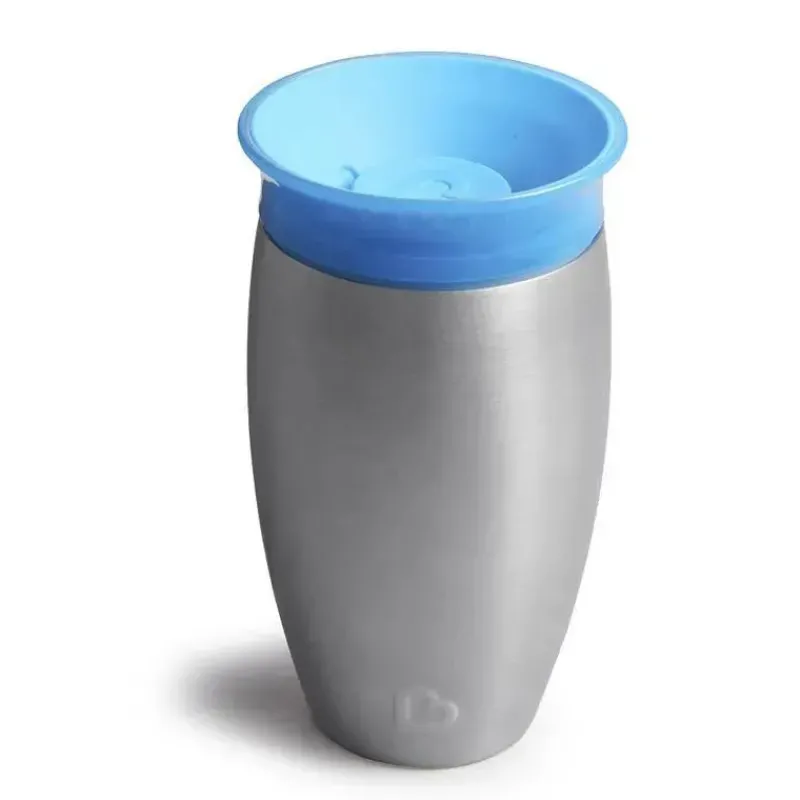 Munchkin Insulated Cups|Dishes, Utensils & Food Containers*Miracle Stainless Steel 360 Degree Sippy Cup, 10 oz, Colors May Vary, 1-Pack