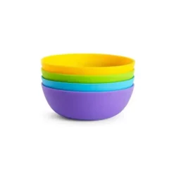 Munchkin Plates & Bowls|Dishes, Utensils & Food Containers*Multi Bowls. 4-Pack, Assorted Colors
