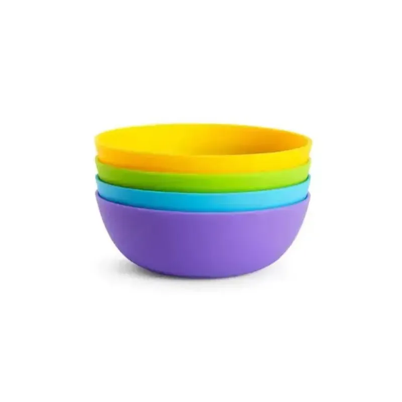 Munchkin Plates & Bowls|Dishes, Utensils & Food Containers*Multi Bowls. 4-Pack, Assorted Colors