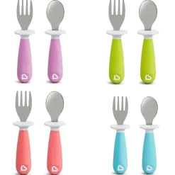 Munchkin Utensils & Accessories|Dishes, Utensils & Food Containers*Raise Toddler Fork & Spoon 1PK (Dynamic Assortment)