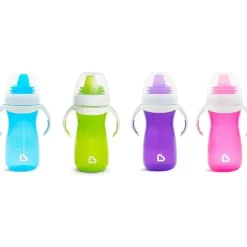 Munchkin Straw, Sippy & Training Cups|Dishes, Utensils & Food Containers*Sippy Cups,1pk 10oz Purple Sippy Cup