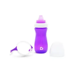 Munchkin Straw, Sippy & Training Cups|Dishes, Utensils & Food Containers*Sippy Cups,1pk 10oz Purple Sippy Cup