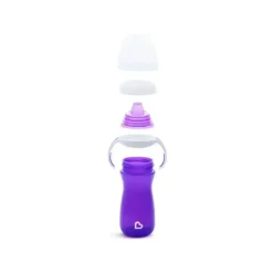 Munchkin Straw, Sippy & Training Cups|Dishes, Utensils & Food Containers*Sippy Cups,1pk 10oz Purple Sippy Cup