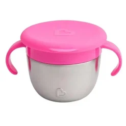 Munchkin Food Jars & Snack Cups|Dishes, Utensils & Food Containers*Snack + Stainless Steel Snack Catcher, Assorted