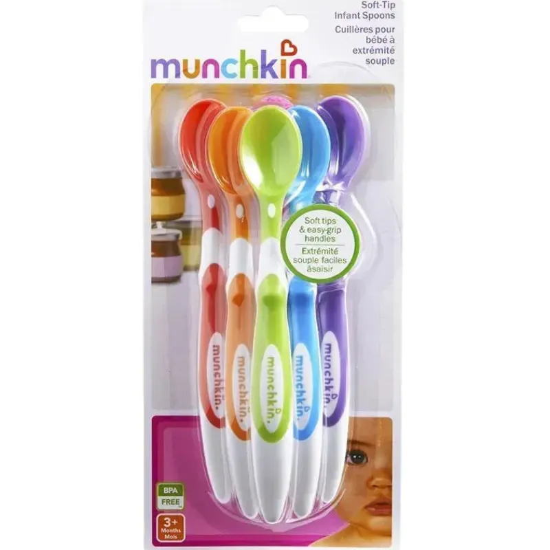 Munchkin Utensils & Accessories|Dishes, Utensils & Food Containers*Soft-Tip Infant Spoons, 6-Pack