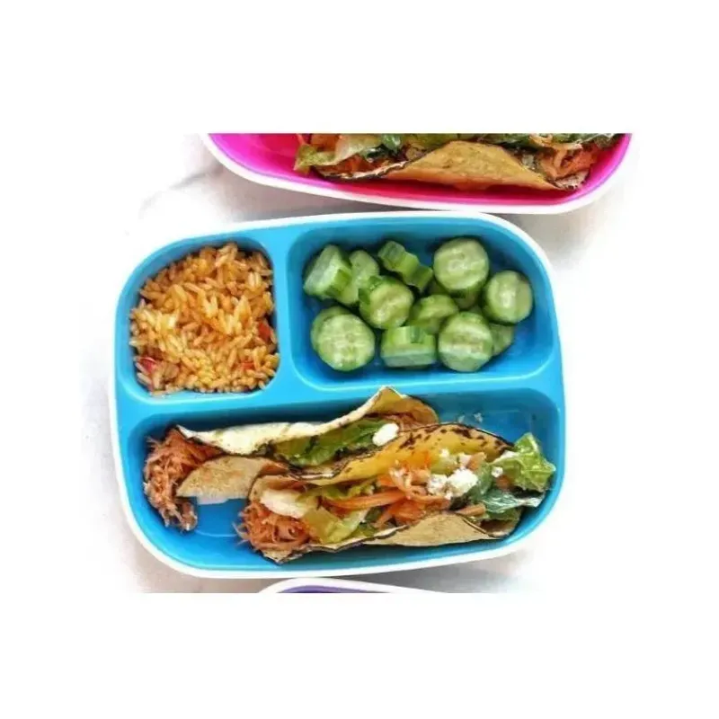 Munchkin Plates & Bowls|Dishes, Utensils & Food Containers*Splash Divided Plates 2-Pack, Blue/Green
