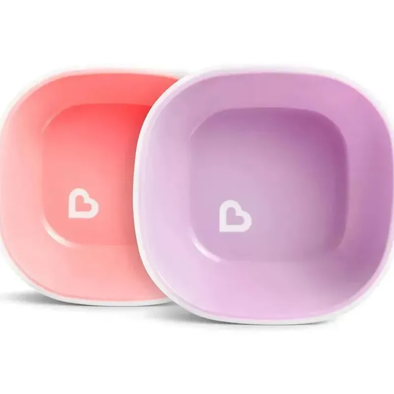 Munchkin Plates & Bowls|Dishes, Utensils & Food Containers*Splash Toddler Bowls, Pink/Purple