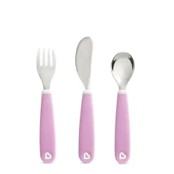 Munchkin Utensils & Accessories|Dishes, Utensils & Food Containers*Splash Toddler Fork, Knife & Spoon Set - Purple