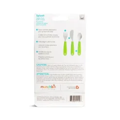 Munchkin Utensils & Accessories|Dishes, Utensils & Food Containers*Splash Toddler Fork, Knife & Spoon Set, Blue