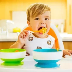 Munchkin Plates & Bowls|Dishes, Utensils & Food Containers*Stay Put Suction Bowls, Assorted Colors, 3-Pack