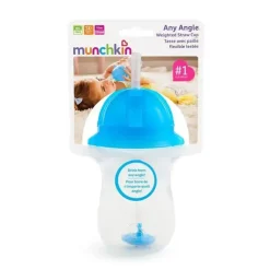 Munchkin Straw, Sippy & Training Cups|Dishes, Utensils & Food Containers*Weighted Straw Cup - 10Oz/Blue