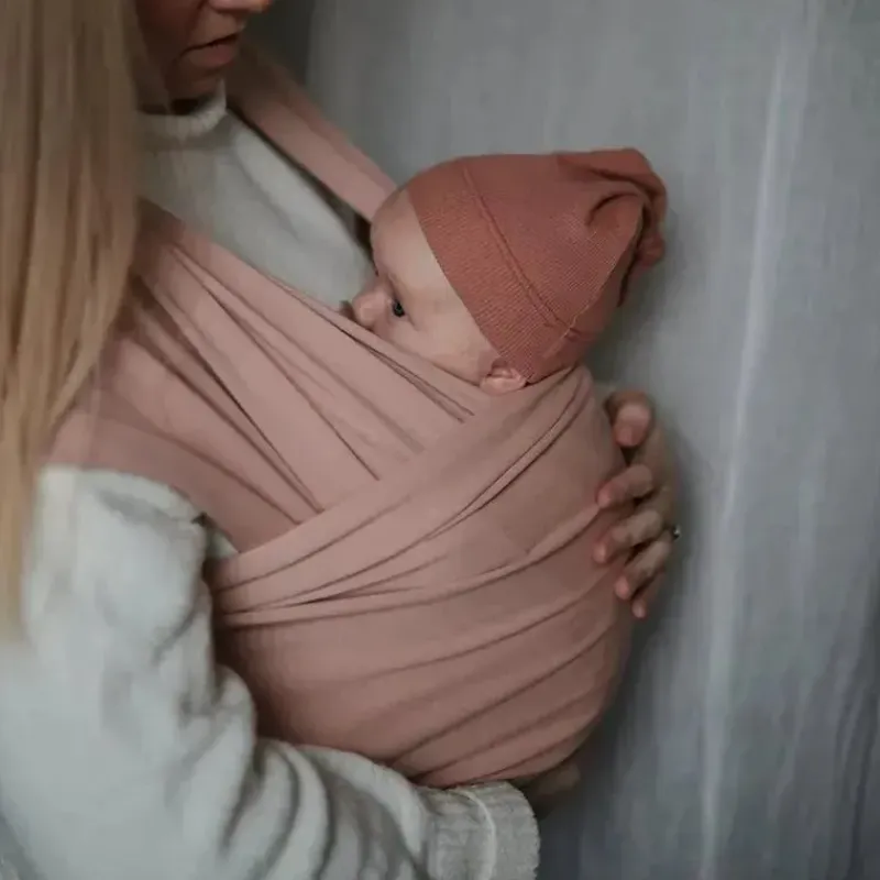 Mushie Baby Slings & Wraps*- 100% Organic Cotton Baby Wrap Carrier,