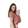 Mushie Baby Slings & Wraps*- 100% Organic Cotton Baby Wrap Carrier, Cedar