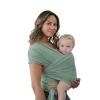 Mushie Baby Slings & Wraps*- 100% Organic Cotton Baby Wrap Carrier, Roman Green