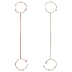 Mushie Utensils & Accessories|Dishes, Utensils & Food Containers*- Adjustable Silicone Strap 2-Pack, Blush/Shifiting Sand