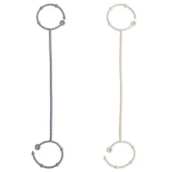 Mushie Utensils & Accessories|Dishes, Utensils & Food Containers*- Adjustable Silicone Strap 2-Pack, Tradewinds/Shifiting Sand
