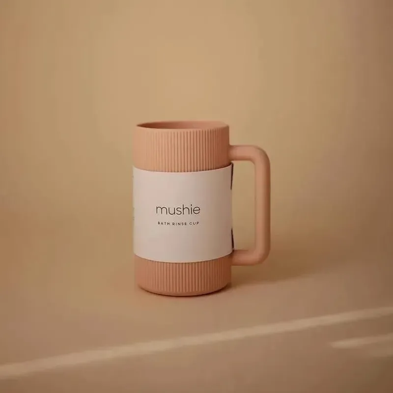Mushie Bath Accessories & Organization*- Baby Bath Rinse Cup, Blush