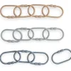 Mushie Handbags & Accessories*- Baby Chain Link Rings Toy 12 Count, Multiuse Car Seat Stroller Connecting Toy, Natural, Stone, Tradewinds
