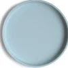 Mushie Plates & Bowls|Dishes, Utensils & Food Containers*- Classic Silicone Suction Plate, Powder Blue