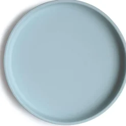 Mushie Plates & Bowls|Dishes, Utensils & Food Containers*- Classic Silicone Suction Plate, Powder Blue