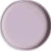 Mushie Suction Plates & Bowls|Dishes, Utensils & Food Containers*- Classic Silicone Suction Plate, BPA-Free Non-Slip Design, Soft Lilac