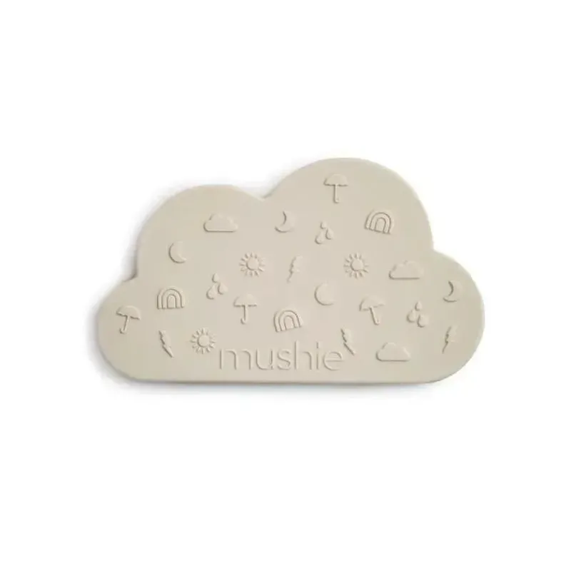 Mushie Toys For 0-12 Months|Gift For Baby*- Cloud Teether (Shifting Sand)