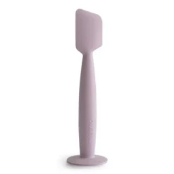 Mushie Diaper Bag Accessories*- Diaper Cream Applicator Soft Silicone with Suction Base, Soft Lilac