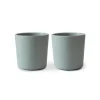 Mushie Straw, Sippy & Training Cups|Dishes, Utensils & Food Containers*- Dinnerware Cup - Set Of 2 - Sage