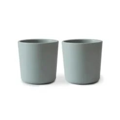 Mushie Straw, Sippy & Training Cups|Dishes, Utensils & Food Containers*- Dinnerware Cup - Set Of 2 - Sage