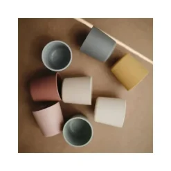 Mushie Straw, Sippy & Training Cups|Dishes, Utensils & Food Containers*- Dinnerware Cup - Set Of 2 - Sage