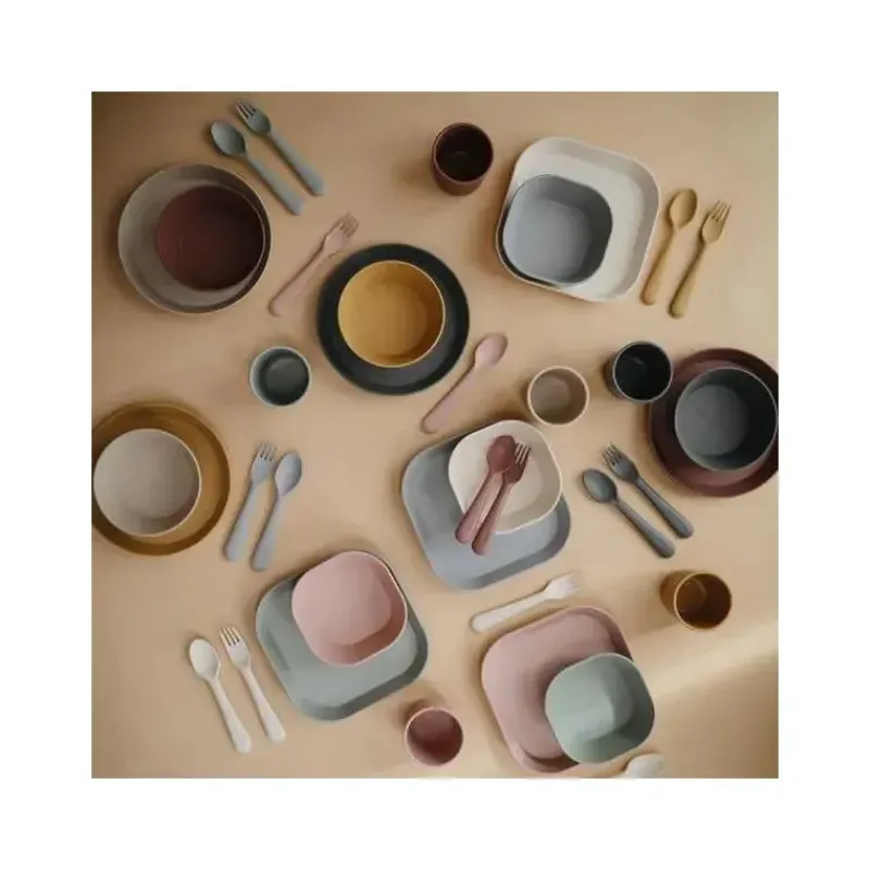 Mushie Utensils & Accessories|Dishes, Utensils & Food Containers*- Dinnerware Fork And Spoon Set (Blush)