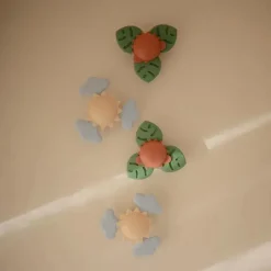Mushie Rattles & Teethers|Gift For Baby*- Dino Suction Spinner Toy for Bath & Play