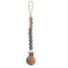 Mushie Gift For Baby|Pacifier Clips & Cases*- Eva Silicone Pacifier Clip, Dried Thyme