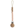 Mushie Gift For Baby|Pacifiers*- Eva Silicone Pacifier Clip, Blush