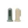 Mushie Oral & Nasal Care*- Finger Toothbrush (Shifting Sands/ Cambridge Blue)