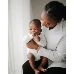 Mushie Gift For Baby|Gifts Up To $25*- Flower Teething Bracelet 3-Pack (Dried Thyme/Berry/Natural)