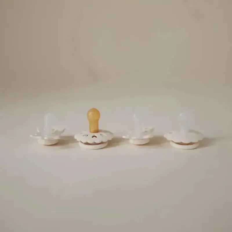 Mushie Gift For Baby|Pacifiers*- Frigg Baby's First Pacifier Set, Cream