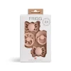 Mushie Gift For Baby|Pacifiers*- Frigg Baby's First Pacifier? Set, Floral Heart 4-Pack, BPA-Free, 0 to 6 Months, Blush