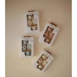 Mushie Gift For Baby|Pacifiers*- Frigg Baby's First Pacifier? Set, Floral Heart 4-Pack, BPA-Free, 0 to 6 Months, Blush