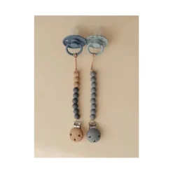 Mushie Gift For Baby|Pacifier Clips & Cases*- Hera Silicone Pacifier Clip, Tradewinds