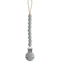 Mushie Gift For Baby|Pacifiers*- Hera Silicone Pacifier Clip, Stone
