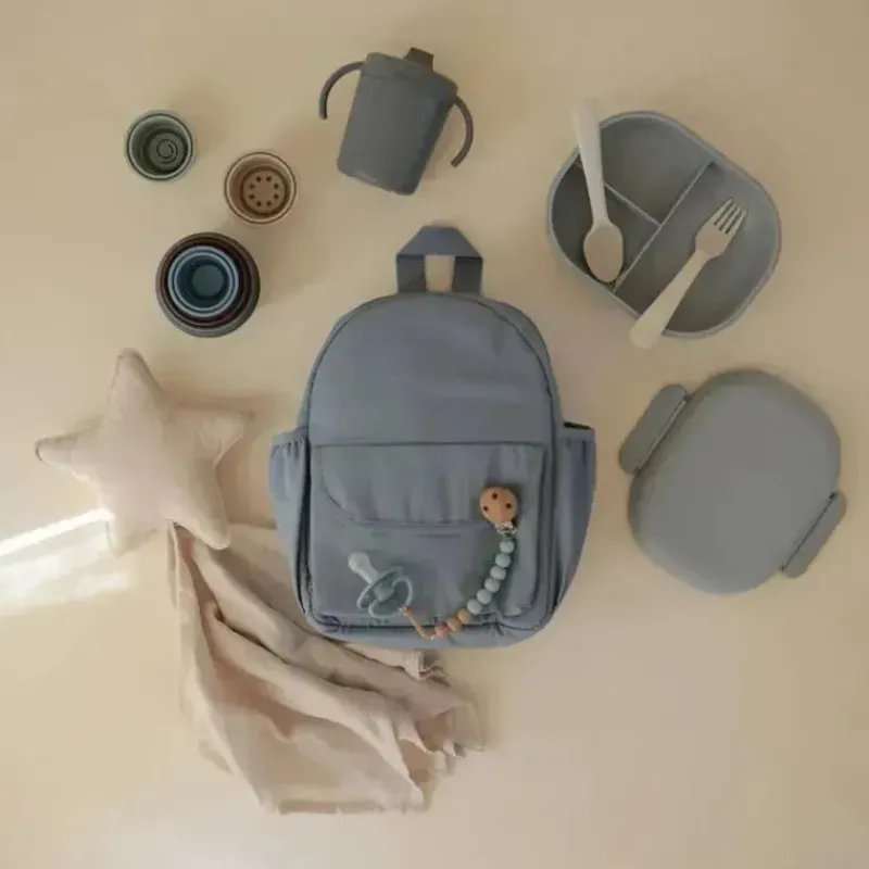 Kids Mushie Kids Bags & Backpacks*- Kids Mini Backpack, Tradewinds