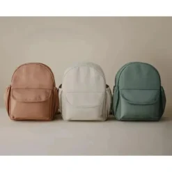 Kids Mushie Kids Bags & Backpacks*- Kids Mini Backpack, Roman Green