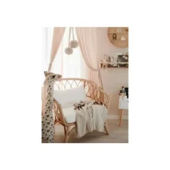 Mushie Blankets & Quilts*- Knitted Honeycomb Baby Blanket - Beige