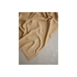 Mushie Blankets & Quilts*- Knitted Textured Dots Baby Blanket - Mustard Melange
