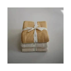 Mushie Blankets & Quilts*- Knitted Textured Dots Baby Blanket - Mustard Melange